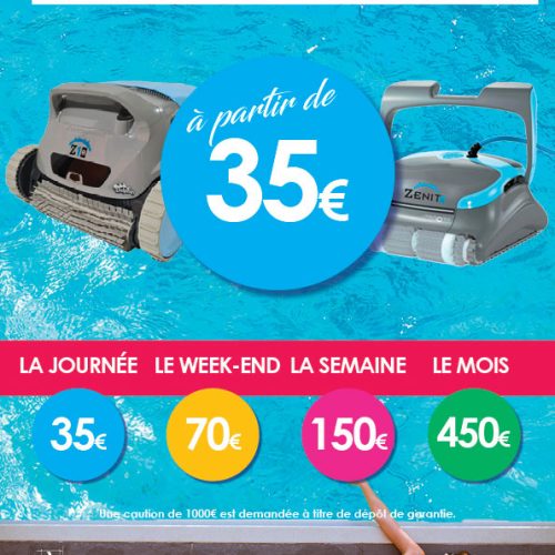 Location robots piscine à Narbonne et Lézignan