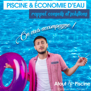 Economie d'eau piscine