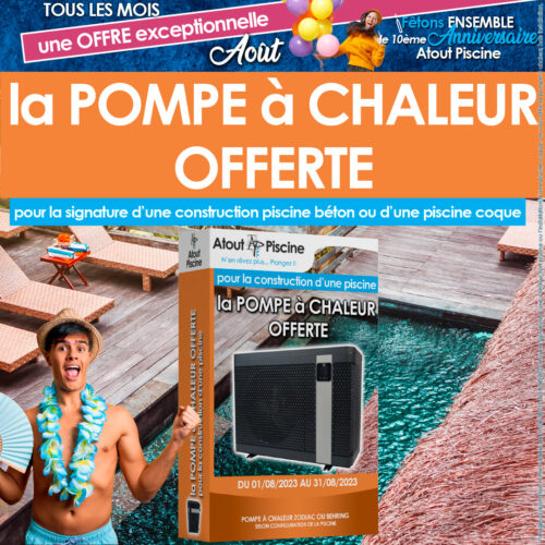 Pompe à chaleur piscine offerte