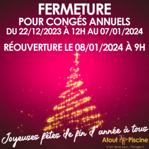 Fermeture congés annuels