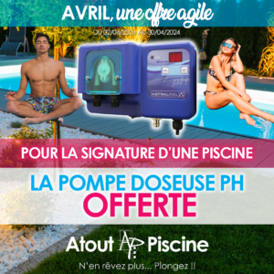 Pompe doseuse pH offerte pour la construction d'une piscine