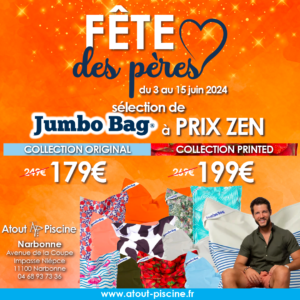 Fêtes des pères 2024 : Jumbo Bag à prix Zen