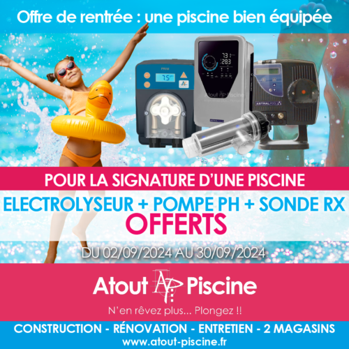 Offre de rentrée : une piscine bien équipée