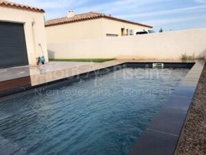 Piscine béton 7x3m avec PVC armé à Saint Nazaire d'Aude