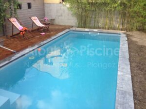 Piscine béton 7x3m et aménagement extérieur à Narbonne