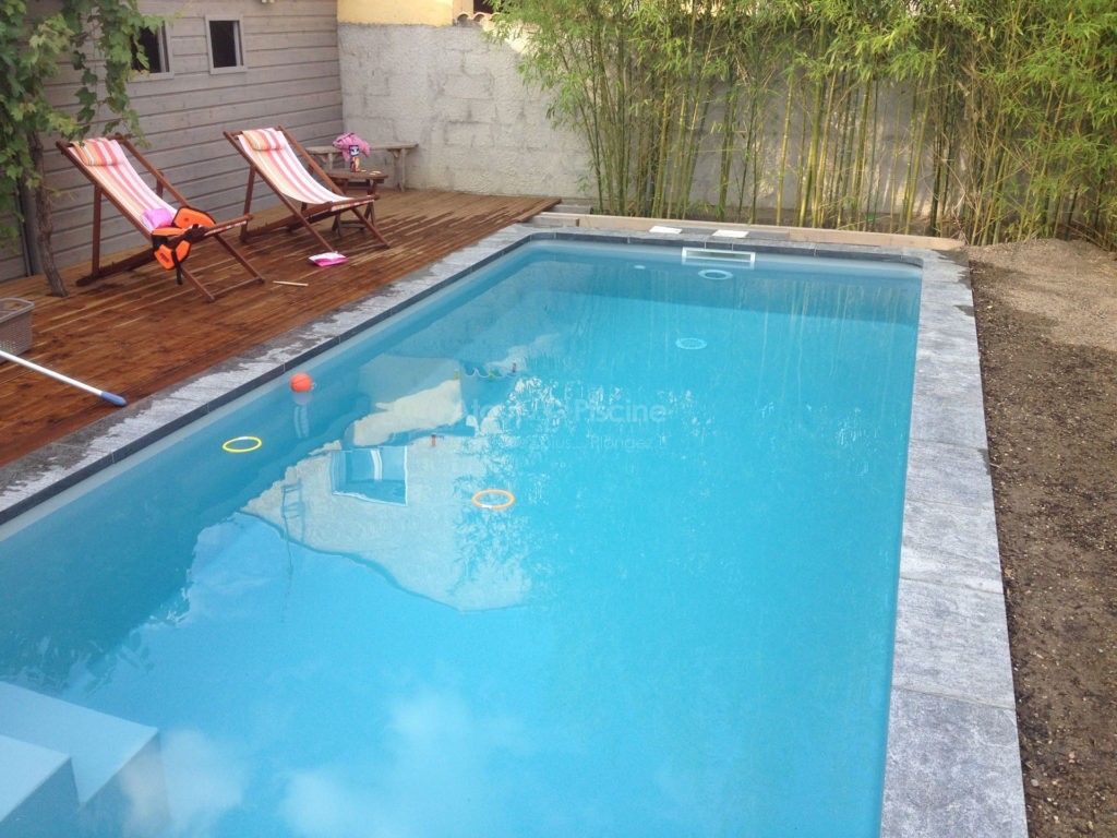 Piscine béton 7x3m et aménagement extérieur à Narbonne