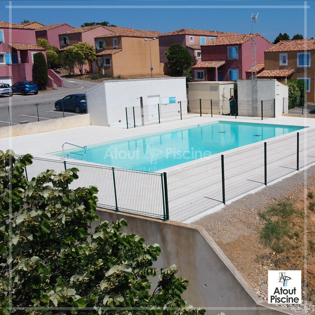 Rénovation de la piscine collective du clos des roches grises à Narbonne