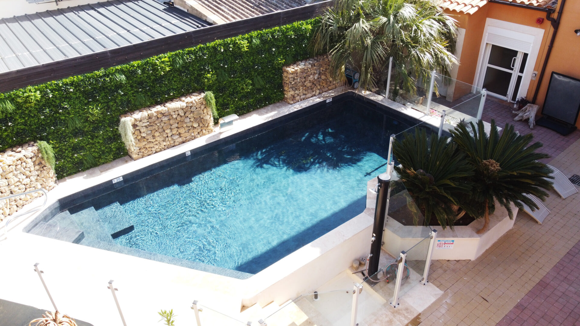 Rénovation de la piscine de l'Hôtel de la Clape à Narbonne-Plage