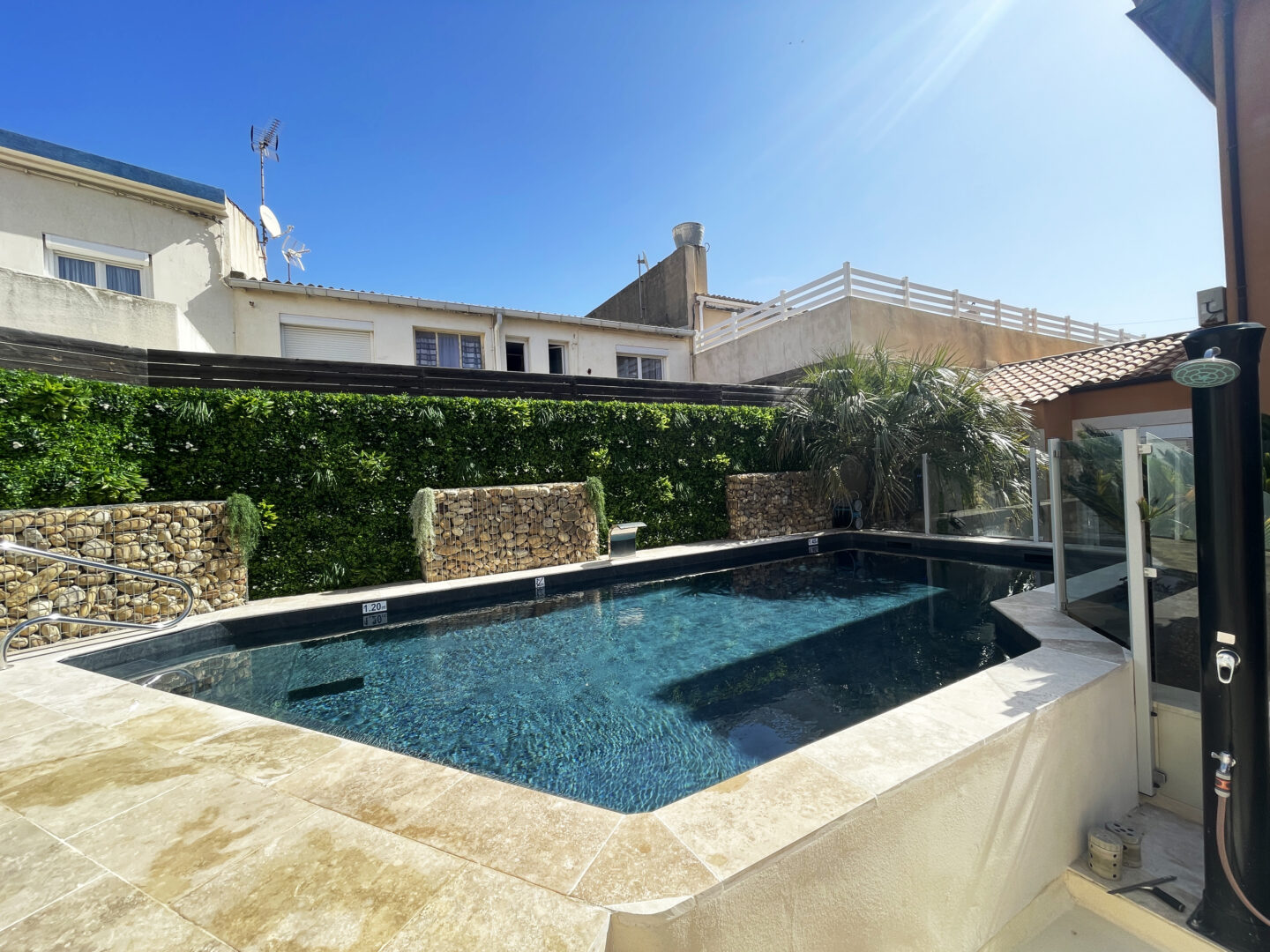 Rénovation de la piscine de l'Hôtel de la Clape à Narbonne-Plage