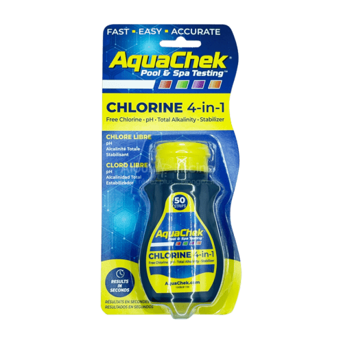 Bandelettes d'analyse AquaChek Chlorine 4 en 1