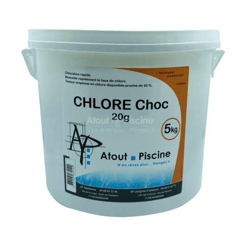 Chlore choc pastilles 20g - 5kg