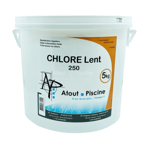 Chlore lent galet 250g - 5kg