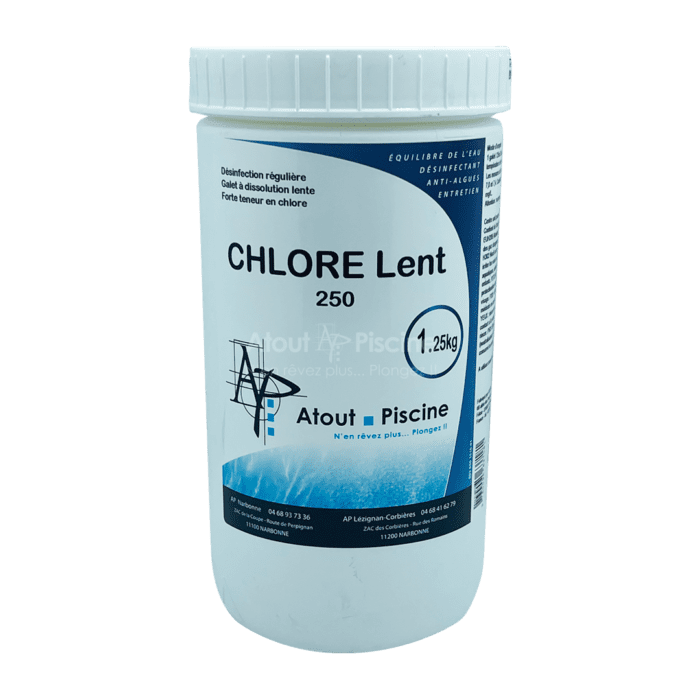 Chlore lent galet 250g - 1,25kg