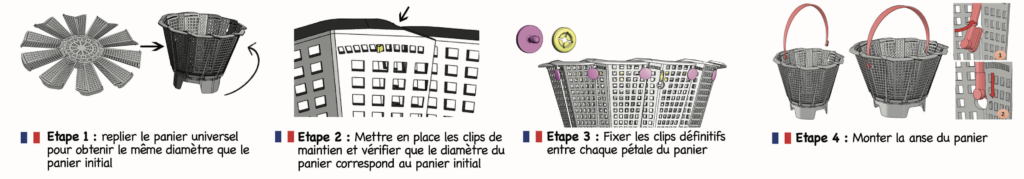 Isi Skim le panier universel pour skimmer Mode d'emploi