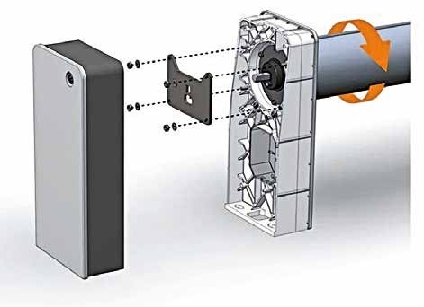 Moteur volet automatique hors-sol