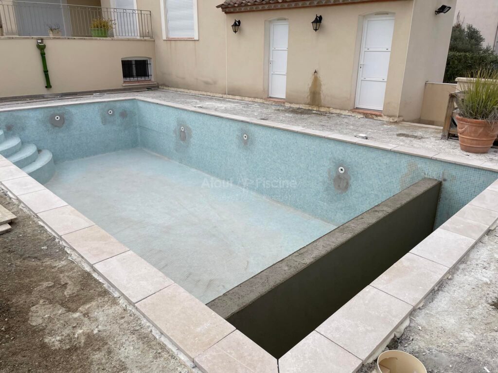 Rénovation piscine pendant