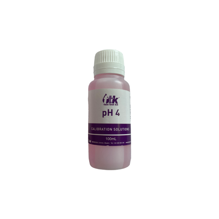 Solution tampon ph4 100ml FTK